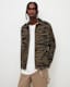 Tora Suede Camouflage Overshirt