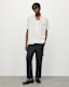 Cairo Pinstriped Straight Trousers