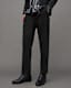 Arah Crepe Cropped Straight Fit Trousers