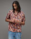 Rattle Snake Print Short Sleeve Shirt