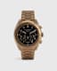 Subtitled VI Khaki Stainless Steel Watch