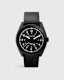 Subtitled GMT I Matte Black Stainless Steel and Black Nylon Watch