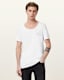 Faris Scoop Neck Slim Fit T-Shirt