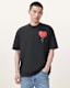 Sown Printed Oversized Crew Neck T-Shirt
