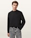 Nero Mock Neck Relaxed Fit T-Shirt