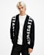 Scripture Gothic Jacquard Logo Cardigan