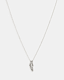 Feather Charm Sterling Silver Necklace
