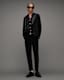 Lyra Satin Trim Velvet Slim Fit Trousers