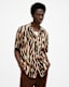 Fired Abstract Print Relaxed Fit Shirt