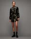 Jemima Star Printed Wrap Over Mini Dress