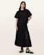 Eva Tiered Midi Skirt