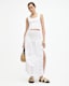 Alex Embroidered Broderie Midi Skirt