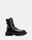 Zoe Lace Up Chunky Leather Boots