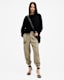Frieda Tapered Denim Cargo Trousers