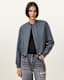 Orten Leather Bomber Jacket