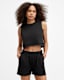 Ewelina Crochet Trim Cropped Tank Top