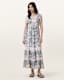 Xanthe Lace-Trimmed Maxi Dress