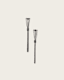 Fleur Two Tone Chain Earrings