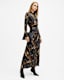 Mina Slim Fit Printed Maxi Dress