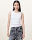Katarina Boat Neck Slim Fit Tank Top