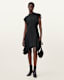 Fleur Textured Asymmetric Hem Dress