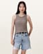 Rina Crew Neck Sleeveless Tank Top