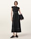 Amari High-Neck Midi Dress