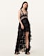 Cavarly Tiered Ruffle Lace Maxi Dress