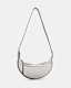Half Moon Leather Crossbody Bag