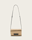 Etta Metallic Leather Clutch Bag