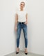Miller Mid-Rise Destroyed Skinny Jeans