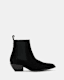 Dellaware Pointed Suede Western Boots