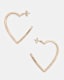 Femi Large Heart Hoop Earrings