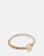 Box Chain Two Tone Bracelet