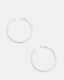 Claudette Large Tubular Hoop Earrings