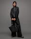 Orten Leather Bomber Jacket