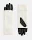 Zoya Extendable Knit Cuff Leather Gloves