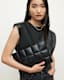 Bettina Leather Quilted Clutch Bag