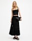 Eva Elasticated Waist Tiered Maxi Skirt