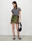 Gloria Ramona Snake Print Mini Skirt
