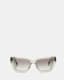 Kitty Rectangular Cat Eye Sunglasses