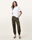 Mila Tapered Denim Cargo Trousers