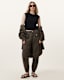 Val High-Rise Cargo Linen Blend Trousers