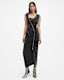 Umbra Draped Zip Slim Fit Dress
