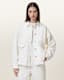 Hettie Frayed Oversized Cotton Shacket