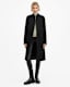 Sidney Wool Cashmere Blend Tailored Coat