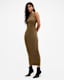 Katarina Boat Neck Slim Fit Maxi Dress