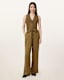 Alba Satin Wide Leg Trousers