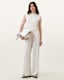 Alba Satin Wide Leg Trousers