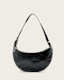 Half Moon Leather Shoulder Bag